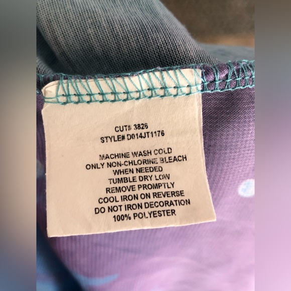 Disney Little Mermaid Colorful Tank Top - Size Large - Picture 3 of 4